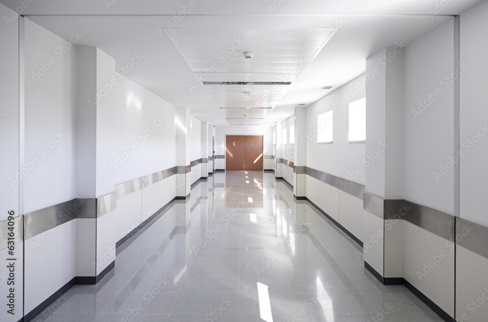Clean Hospital corridor
